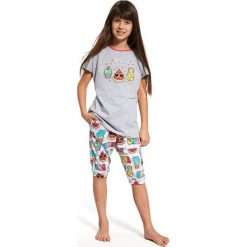 Piżama Girl KR 080/59 Hello summer Szara r. 116. Szare bielizna chłopięca marki Cornette. Za 57,00 zł.
