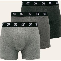 CR7 Cristiano Ronaldo - Bokserki (3 pack). Szare bokserki męskie z elastanu. Za 99,90 zł.