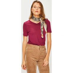 Trendyol - Top. Brązowe bluzki damskie Trendyol, s, bez wzorów, z poliesteru, bez kołnierzyka, z krótkim rękawem. W wyprzedaży za 27,90 zł.