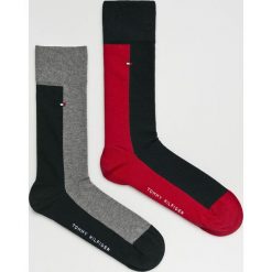 Tommy Hilfiger - Skarpety (2-pack). Szare skarpetki męskie marki TOMMY HILFIGER, z elastanu. W wyprzedaży za 34,90 zł.