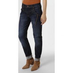 MAC - Spodnie damskie, niebieski. Niebieskie spodnie damskie MAC, z jeansu. Za 349,95 zł.
