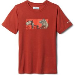 Koszulka Columbia Ranco Lake™ Short Sleeve Tee 1887621835. Czerwone t-shirty chłopięce Columbia, bez wzorów, bez rękawów. Za 66,39 zł.