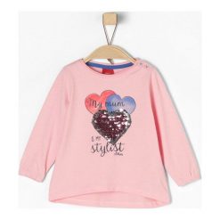 S.Oliver T-Shirt Dziewczęcy 80 Różowy. Różowe bluzki dziewczęce marki S.Oliver. W wyprzedaży za 49,00 zł.