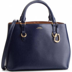 Torebka LAUREN RALPH LAUREN - Bennington 431693831003 Navy/Tan. Niebieskie torebki klasyczne damskie Lauren Ralph Lauren, ze skóry. Za 1309,90 zł.