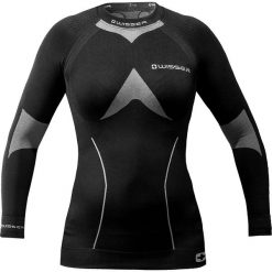 Bluzy damskie: WISSER BLUZA TERMOAKTYWNA WISSER damska rozmiar M czarno-szara (46028)
