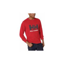 Bluzy Helly Hansen HH Logo Crew Sweat. Czerwone bluzy męskie Helly Hansen, s, bez wzorów, bez kołnierzyka, bez rękawów, bez kaptura. Za 272,33 zł.