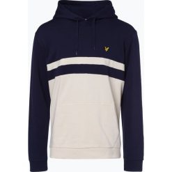 Lyle & Scott - Męska bluza nierozpinana, niebieski. Niebieskie bluzy męskie marki Lyle & Scott, m, w paski, sportowe, z kapturem, bez rękawów, z kapturem. Za 279,95 zł.