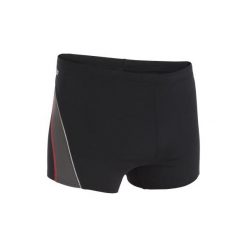 Bokserki pływackie 500 FIT męskie. Czarne bokserki męskie NABAIJI, bez wzorów, z poliesteru. Za 49,99 zł.