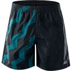 Kąpielówki męskie: IQ Szorty Roko Black/Dark Green Print L