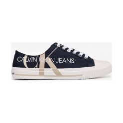 Calvin Klein Demianne Tenisówki Niebieski. Niebieskie trampki i tenisówki damskie Calvin Klein, bez wzorów, z jeansu, bez zapięcia. Za 497,95 zł.