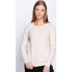 Beżowy Sweter Feel Good Time. Brązowe swetry damskie marki Born2be, xl, bez wzorów, ze splotem, bez rękawów, bez kaptura. Za 74,99 zł.