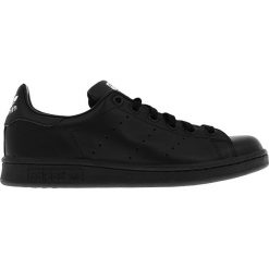 Adidas Originals - Buty Stan Smith J. Czarne buty sportowe damskie adidas Originals, bez wzorów, ze skóry, sportowe, tenisowe. Za 229,90 zł.