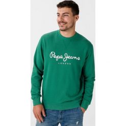 Pepe Jeans George Bluza Zielony. Zielone bluzy męskie Pepe Jeans, l, z nadrukiem, z bawełny, bez kołnierzyka, bez rękawów, bez kaptura. Za 335,95 zł.