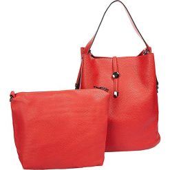 Torebki klasyczne damskie: Torebka "Arizona" w kolorze czerwonym - 30 x 36 x 19 cm
