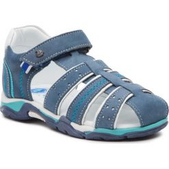 Sandały LASOCKI KIDS CI12-2986-01. Niebieskie sandały chłopięce Lasocki Kids, ze skóry, bez zapięcia. Za 99,99 zł.