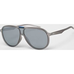 Polaroid - Okulary 233623.TJD99JB. Szare okulary przeciwsłoneczne męskie marki Polaroid, owalne. W wyprzedaży za 159,90 zł.
