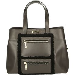 Torba - 947 LAVA-NERO. Czerwone torebki klasyczne damskie marki Venezia, ze skóry. Za 249,00 zł.