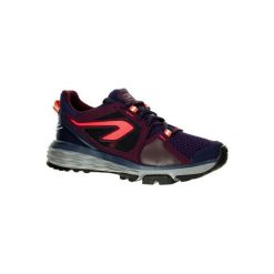 Buty do biegania RUN CONFORT GRIP damskie. Czarne buty sportowe damskie marki KALENJI, bez wzorów, z poliesteru, do biegania. Za 199,99 zł.
