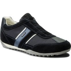 Półbuty GEOX - U Wells A U82T5A 02211 C4002 Navy. Niebieskie półbuty skórzane męskie marki Geox. W wyprzedaży za 269,00 zł.