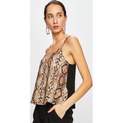Tally Weijl - Top. Szare bluzki damskie marki TALLY WEIJL, s, bez wzorów, z elastanu, casualowe, bez kołnierzyka, bez rękawów. Za 39,90 zł.