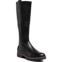 Oficerki CAPRICE - 9-25610-23 Black Nappa 022. Czarne kozaki damskie Caprice, ze skóry, bez obcasa, na obcasie, bez zapięcia. Za 399,00 zł.