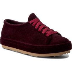 Półbuty MELISSA - Be Flocked Ad 32319 Burgundy Flocked 51586. Czerwone półbuty damskie Melissa, z materiału, na płaskiej podeszwie. W wyprzedaży za 239,00 zł.