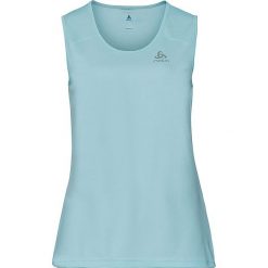 Top sportowy "Cardada" w kolorze błękitnym. Niebieskie topy damskie Odlo Women, xl, bez wzorów, z materiału, z okrągłym kołnierzem. W wyprzedaży za 72,95 zł.