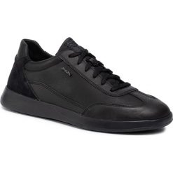 Sneakersy GEOX - U Kennet A U946FA 043ME C9999 Black. Czarne półbuty męskie Geox, na co dzień, bez wzorów, z zamszu, bez zapięcia. W wyprzedaży za 299,00 zł.