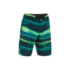Spodenki surfing długie SBS 900 Abysse. Zielone koszulki męskie OLAIAN, m, z elastanu, sportowe, na fitness i siłownię. Za 119,99 zł.