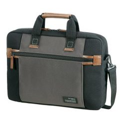 Torba SAMSONITE Sideways 15.6 cali Czarno-szary. Szare torby na laptopa Samsonite, w paski, casualowe. Za 169,99 zł.