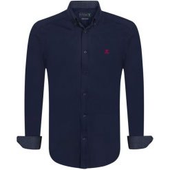 Sir Raymond Tailor Koszula Męska Lofted M Ciemnoniebieska. Niebieskie koszule męskie Sir Raymond Tailor, m, bez wzorów, bez kołnierzyka, bez rękawów. Za 149,00 zł.