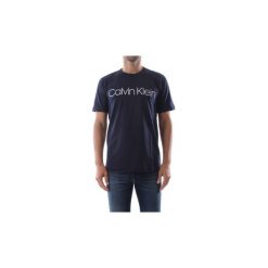 T-shirty z krótkim rękawem Calvin Klein Jeans K10K103078 COTTON FRONT LOGO. Niebieskie t-shirty męskie Calvin Klein Jeans, s, bez wzorów, z jeansu, bez kołnierzyka, krótkie. Za 122,52 zł.