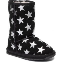 Buty EMU AUSTRALIA - Starry Night K11119 Black. Czarne śniegowce dziewczęce EMU Australia, bez zapięcia. W wyprzedaży za 239,00 zł.
