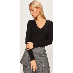 Brave Soul - Sweter. Czarne swetry damskie Brave Soul, s, bez wzorów, z wiskozy, z krótkim rękawem, krótkie, bez kaptura. Za 89,90 zł.