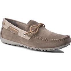 Mokasyny GEOX - U Snake Moc I U4207I 00022C Q65Y Taupe/Rock. Szare mokasyny męskie Geox, na co dzień, bez wzorów, ze skóry, rockowe, bez zapięcia. W wyprzedaży za 249,00 zł.