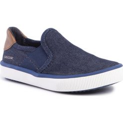 Tenisówki GEOX - J Kilwi B. H J92A7H 01354 C4000 M Blue. Niebieskie trampki chłopięce Geox, bez wzorów, ze skóry ekologicznej, bez zapięcia. W wyprzedaży za 169,00 zł.