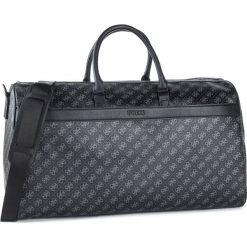 Torba GUESS - 4gsport Travel TM6699 POL93 BLA. Czarne torby męskie skórzane Guess, z aplikacjami. W wyprzedaży za 519,00 zł.