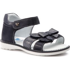 Sandały LASOCKI KIDS - CI12-2850-08 Navy. Niebieskie sandały dziewczęce Lasocki Kids, ze skóry, bez zapięcia. Za 89,99 zł.
