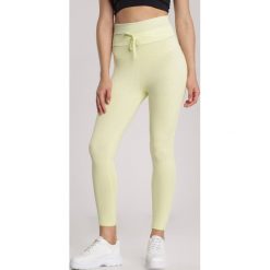 Żółte Legginsy Bolireisis. Żółte legginsy damskie Renee, s, bez wzorów. Za 59,99 zł.