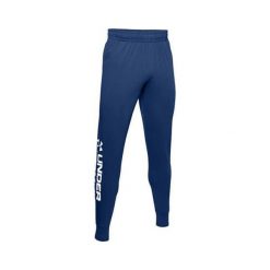 Under Armour Bawełniane spodnie dresowe , MĘŻCZYŹNI 1329298–449 | NIEBIESKI XXXL. Niebieskie spodnie męskie Under Armour, m, bez wzorów, z bawełny, sportowe. Za 276,07 zł.
