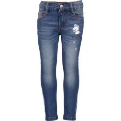 Blue Seven - Spodnie dziecięce 92-128 cm. Szare spodnie dziewczęce Blue Seven, bez wzorów, z elastanu, casualowe. W wyprzedaży za 49,90 zł.