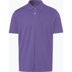 Nils Sundström - Męska koszulka polo, lila. Fioletowe koszulki męskie marki Nils Sundström, s, bez wzorów, z bawełny, eleganckie, polo, bez rękawów. Za 49,95 zł.