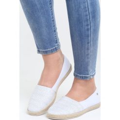 Espadryle damskie: Białe Espadryle Cherry Cake
