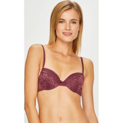 Dorina - Biustonosz Lianne. Brązowe biustonosze Dorina, w koronkowe wzory, z elastanu. W wyprzedaży za 39,90 zł.