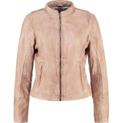 Bomberki damskie: Gipsy CHEESY Kurtka skórzana beige