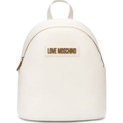 Love Moschino Plecak Biały. Białe plecaki damskie Love Moschino, bez wzorów, z materiału. Za 855,95 zł.