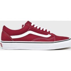 Vans - Tenisówki. Brązowe trampki męskie marki Vans, ze skóry, na sznurówki. Za 319,90 zł.