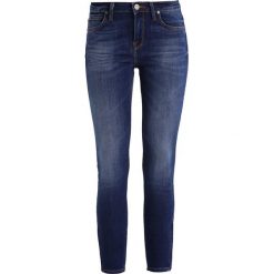 Lee SCARLETT CROPPED Jeans Skinny Fit night sky. Niebieskie rurki damskie Lee. Za 419,00 zł.