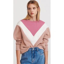 Kolorowa bluza - Wielobarwny. Bluzy damskie Reserved, s, bez wzorów, bez rękawów, bez kaptura. Za 99,99 zł.