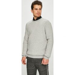 Review - Bluza. Szare bluzy męskie Review, xl, z nadrukiem, z bawełny, z okrągłym kołnierzem, bez rękawów, bez kaptura. W wyprzedaży za 79,90 zł.